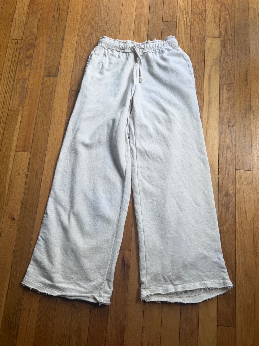 Zara cream knit pants